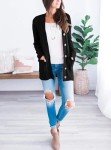 PRETTYGARDEN Women’s Long Sleeve Open Front Cardigan