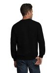 Fruit of the Loom Men's Black Fleece Hoodie, Large