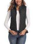 LONGKING Women’s Lightweight Quilted Zip Vest