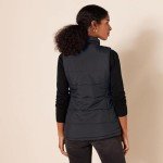 Women's Black Mid-Weight Puffer Vest - XX-Large