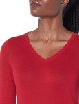 Classic-Fit Lightweight V-Neck Sweater for Women