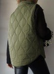 EVALESS Women's Lightweight Cropped Puffer Vest