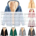 Men's Oversized Fleece-Lined Hoodie Jacket - Black