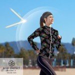Pineapple Print UV Protection Women's Long Sleeve Hoodie