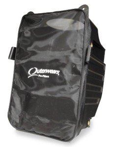 Outerwear Air Filter Wrap, 3.5" OD Black