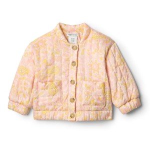 Sofia Grainge Baby Girls' Quilted Jacket - Shell Pink