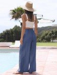 Faleave Women's Flowy Cotton Linen Palazzo Pants