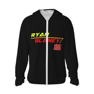 Ryan Blaney UPF 50+ Sun Protection Hoodie - Black