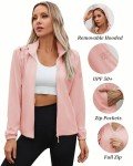 Women's Lightweight Sun Protection Athletic Jacket - Pink