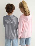 Kids’ UPF 50+ Sun Protection Jacket – Grey