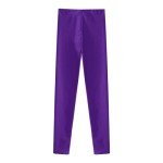 Girls' Purple UPF 50+ Quick Dry Swim Leggings