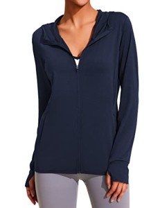 Women's Hooded Sun Protection Jacket for Outdoor Use