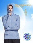 Baleaf Men's Lightweight UV Protection Zip-Up Hoodie