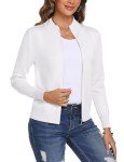 Stylish Lightweight Zip-Up Cardigan Jacket for Women