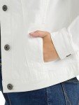 Wrangler Women's Stretch Denim Jacket in Off-White