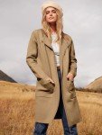 Lightweight Open Front Knit Cardigan in Light Brown