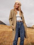 Lightweight Open Front Knit Cardigan in Light Brown