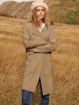 Lightweight Open Front Knit Cardigan in Light Brown
