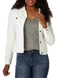 Lee Indigo Women's White Denim Jacket, Medium