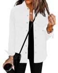 Luvamia Women's Casual Button-Up Jean Jacket