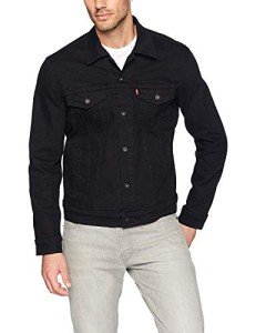 Levi's Men's Stretch Trucker Jacket - Larimar/Black