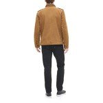 Levi's Men's Washed Cotton Military Jacket - Worker Brown