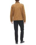 Levi's Men's Washed Cotton Military Jacket - Worker Brown