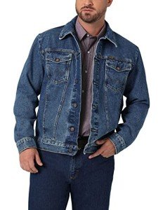 Wrangler Men's Stonewash Denim Jacket - X-Large