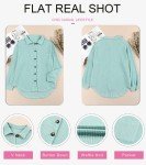Sky Blue Women's Summer Cardigan Shacket Top