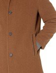 Cole Haan Men's Wool Plush Car Coat - Camel
