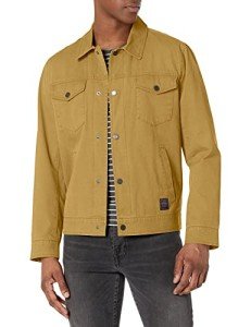 Lucky Brand Men's Sand Cotton Trucker Jacket
