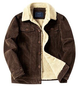 Men's Thick Corduroy Sherpa Lined Trucker Jacket