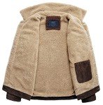 Men's Thick Corduroy Sherpa Lined Trucker Jacket
