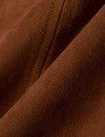 Tanming Women's Suede Brown Biker Jacket