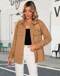 Luvamia Women's Lightweight Brown Fall Coat
