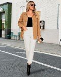 Luvamia Women's Lightweight Brown Fall Coat