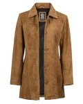 Women's Kandis Suede Long Leather Jacket