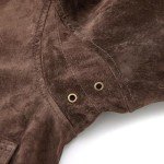 Men's Navy Suede G-1 Bomber Leather Jacket