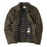 Flint and Tinder Flannel-Lined Waxed Trucker Jacket