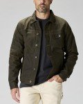 Flint and Tinder Flannel-Lined Waxed Trucker Jacket