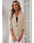 Cropped Brown Lightweight Blazer for Women