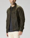 Flint and Tinder Flannel-Lined Waxed Trucker Jacket