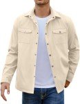 Men’s Lightweight Canvas Button-Down Trucker Jacket
