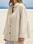Cicy Bell Women's Lightweight Oversized Babydoll Jacket