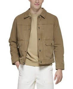 Levi's Men's Lightweight Worker Brown Shirt Jacket