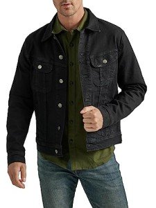 Lee Men's Classic Rider Jacket in Overdye Black
