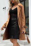 Bellivera Women's Lightweight Faux Suede Jacket