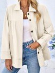 Cicy Bell Women's Lightweight Oversized Babydoll Jacket