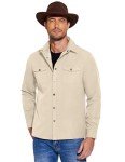 Men’s Lightweight Canvas Button-Down Trucker Jacket