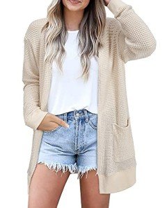 Women's Lightweight Summer Cardigan with Pockets